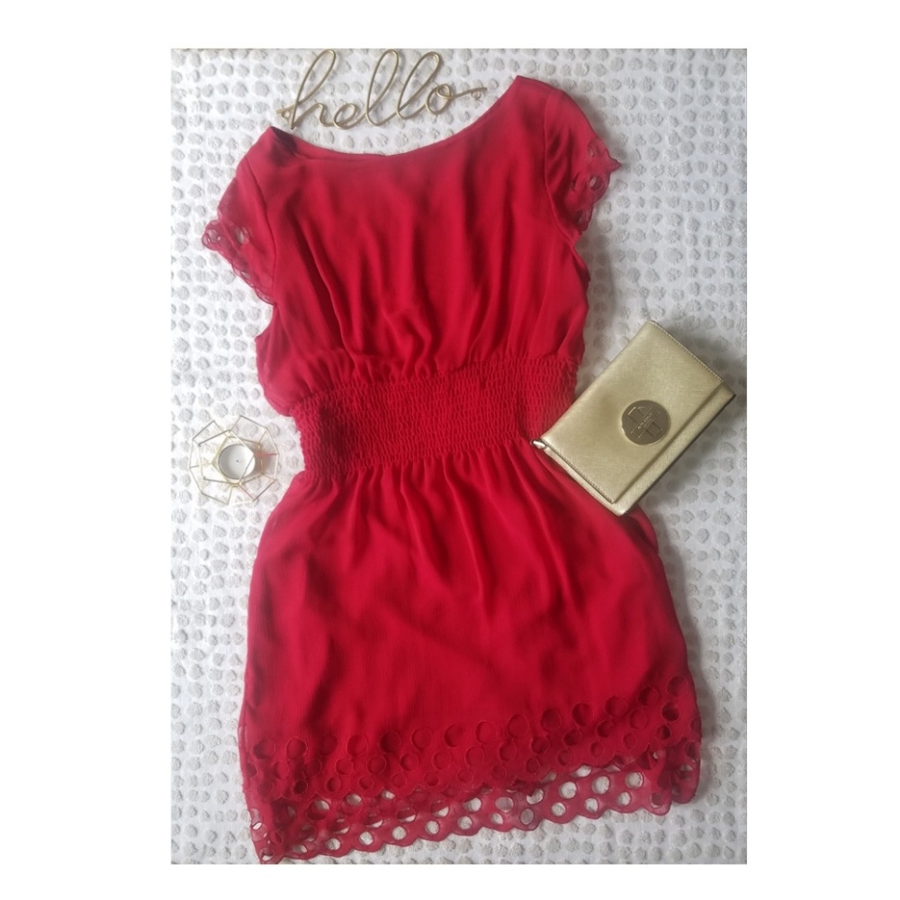 BAR III Scalloped Dress